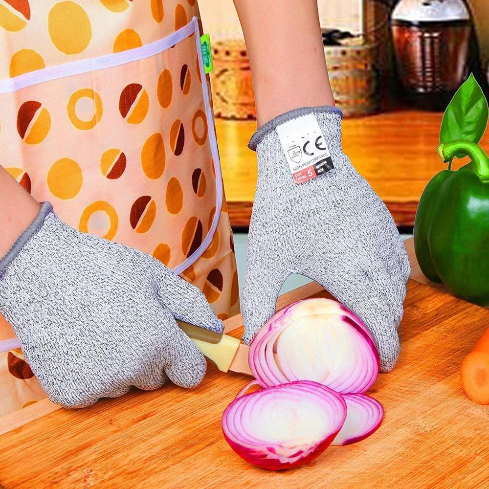 Cut-Resistant Safety Gloves - 5 Degree Anti-Cut and Puncture Protection
