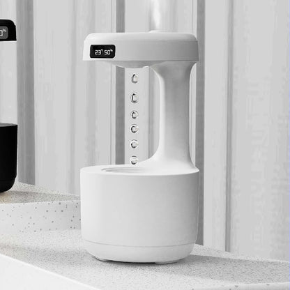 Floating Mist Humidifier with LED Time Display and High Capacity