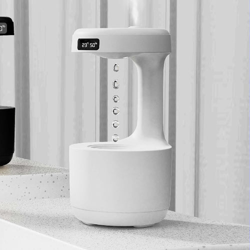 Floating Mist Humidifier with LED Time Display and High Capacity