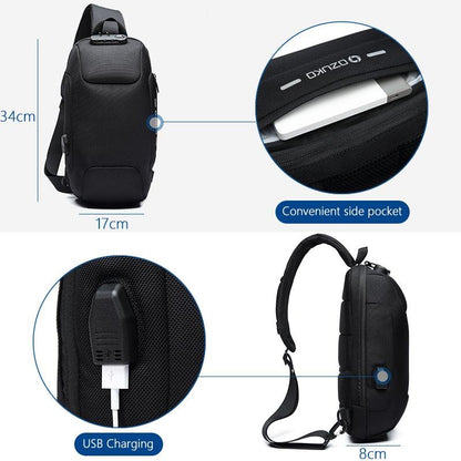 Secure & Waterproof Everyday Crossbody Backpack