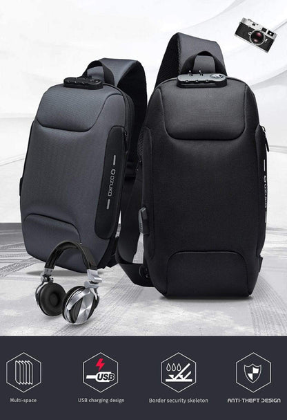 Secure & Waterproof Everyday Crossbody Backpack