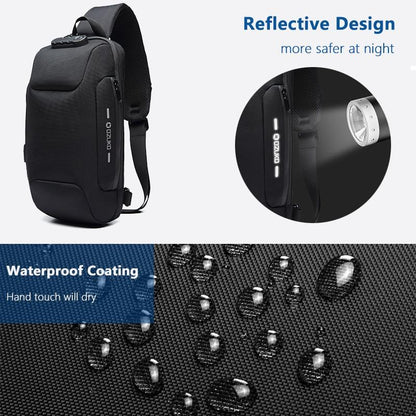Secure & Waterproof Everyday Crossbody Backpack