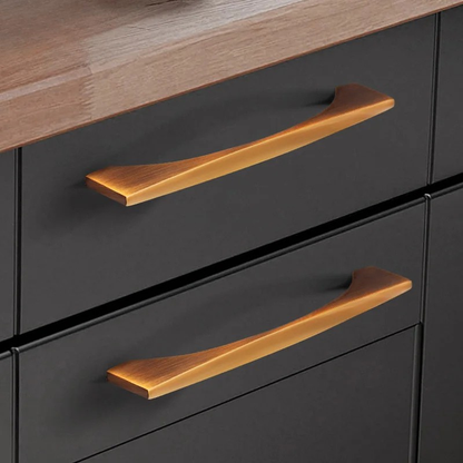 Vintage Cabinet Pulls and Drawer Knobs in Antique Brass Finish