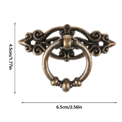 Retro Alloy Drawer and Door Pulls - Antique Brushed Cabinet Handles