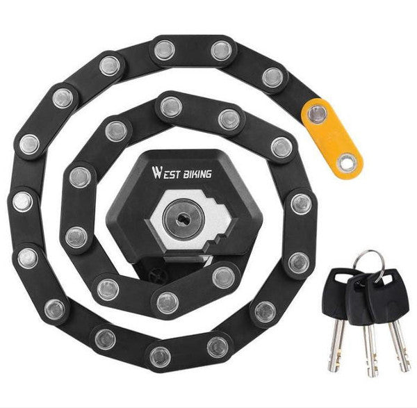 Foldable Bike Lock for Men and Women
