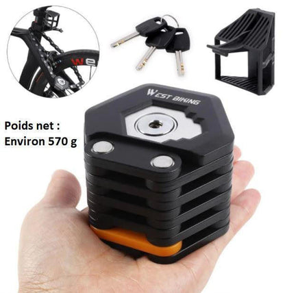 Foldable Bike Lock for Men and Women