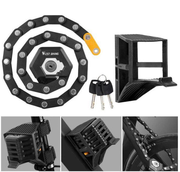 Foldable Bike Lock for Men and Women