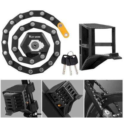 Foldable Bike Lock for Men and Women