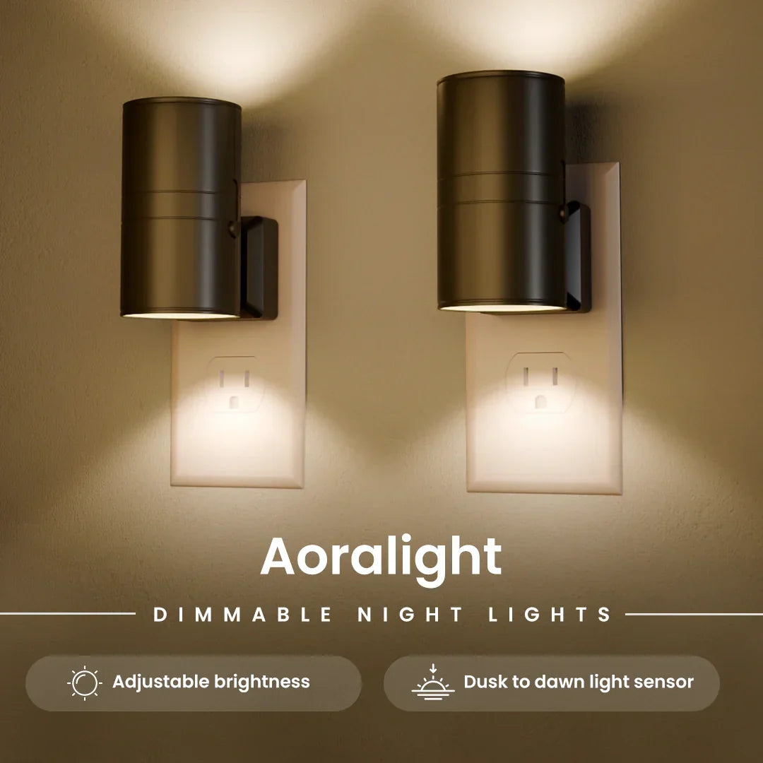 Dimmable LED Night Light with Sensor | Stylish Design & Energy Efficient