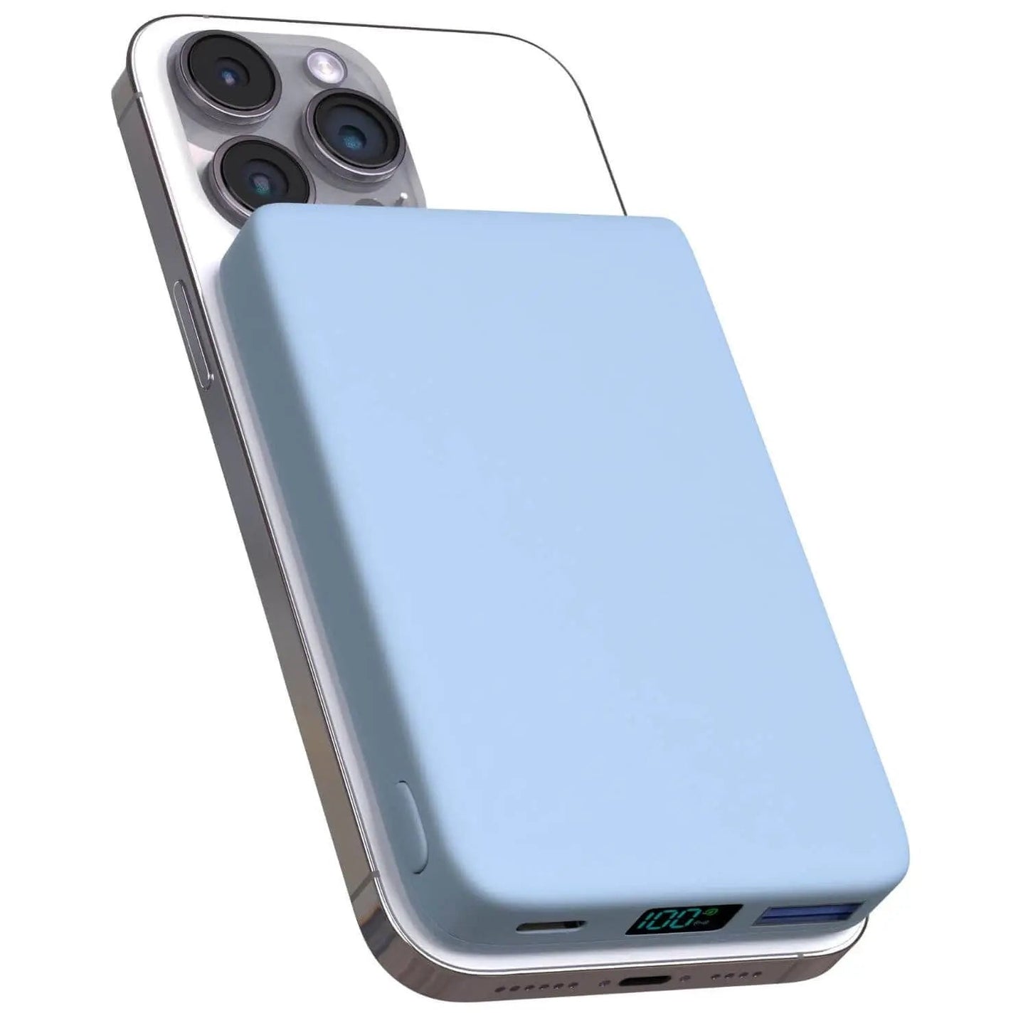 Compact Magnetic Wireless Charger – Strong Power Bank for Smartphones
