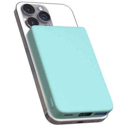 Compact Magnetic Wireless Charger – Strong Power Bank for Smartphones