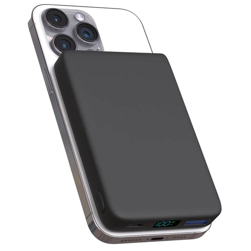 Compact Magnetic Wireless Charger – Strong Power Bank for Smartphones
