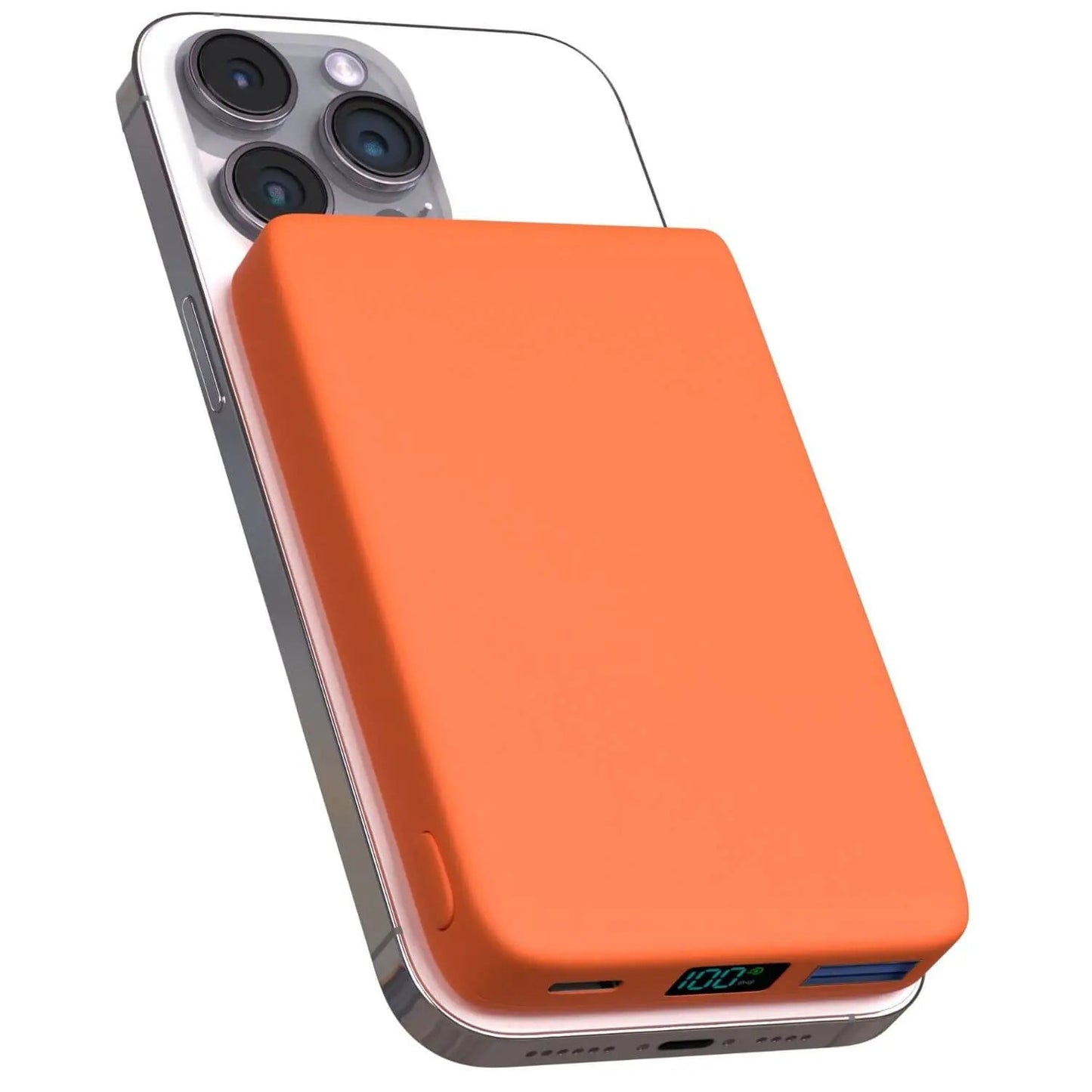 Compact Magnetic Wireless Charger – Strong Power Bank for Smartphones
