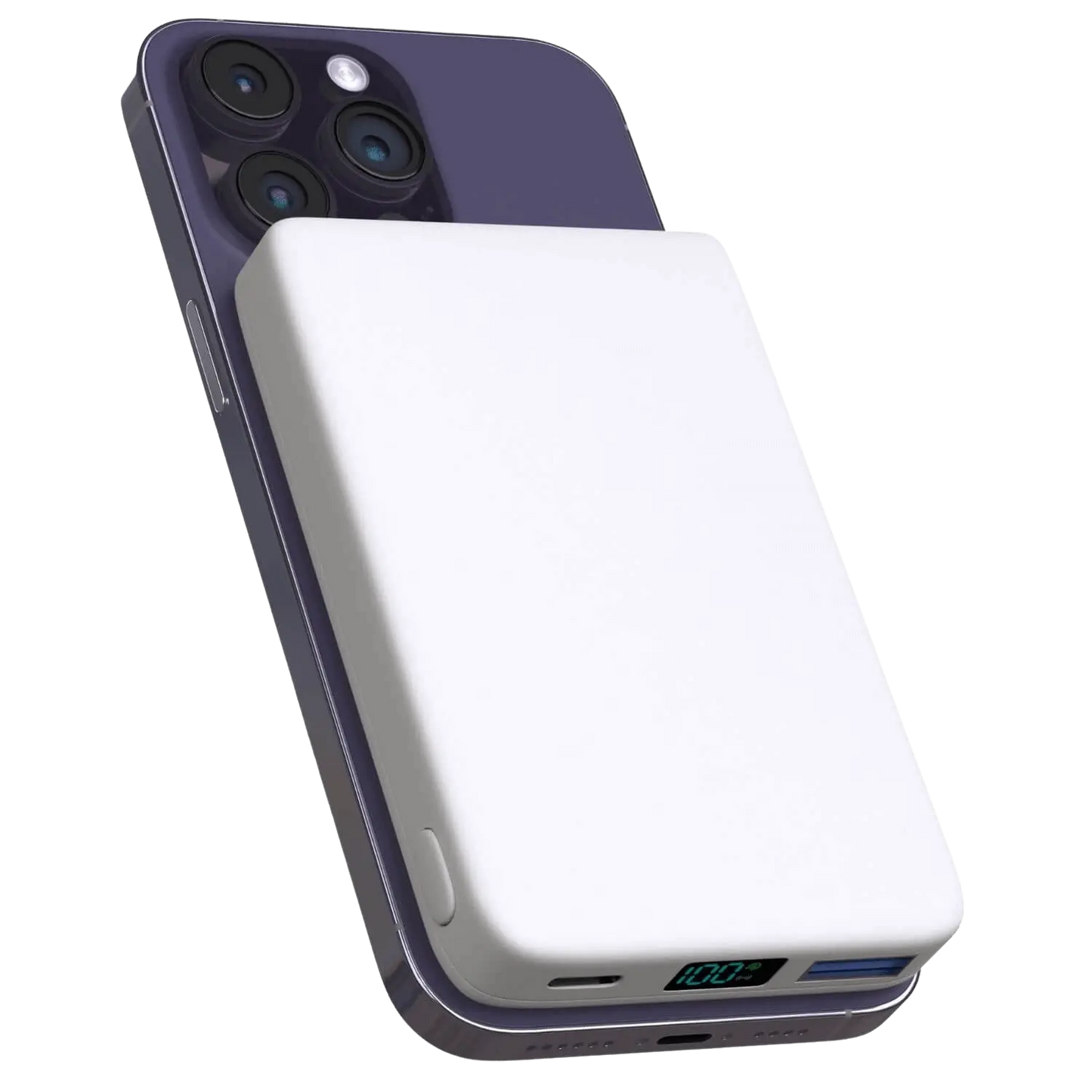 Compact Magnetic Wireless Charger – Strong Power Bank for Smartphones