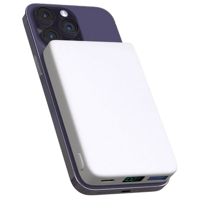 Compact Magnetic Wireless Charger – Strong Power Bank for Smartphones