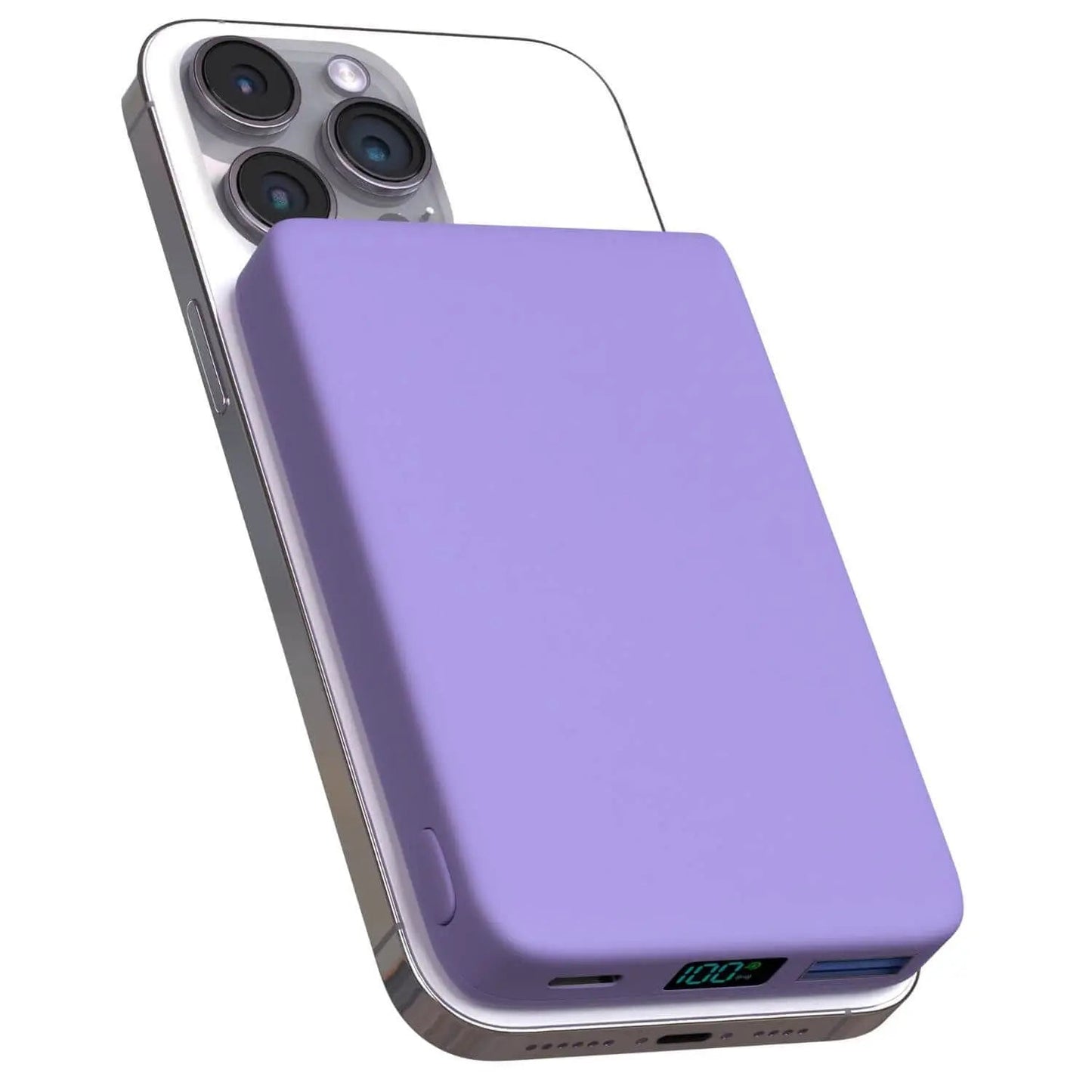 Compact Magnetic Wireless Charger – Strong Power Bank for Smartphones