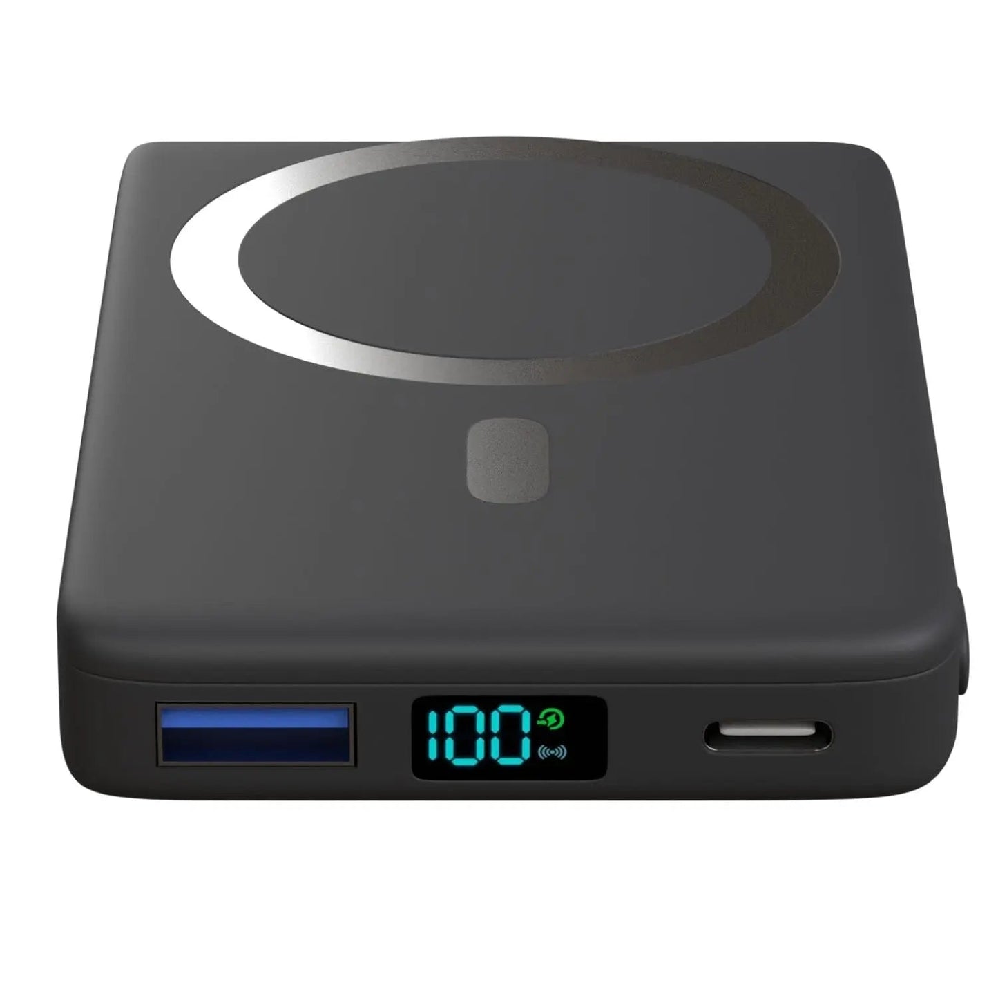 Compact Magnetic Wireless Charger – Strong Power Bank for Smartphones