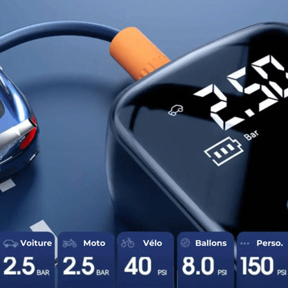 Wireless Air Pump – Rechargeable and Portable Compressor