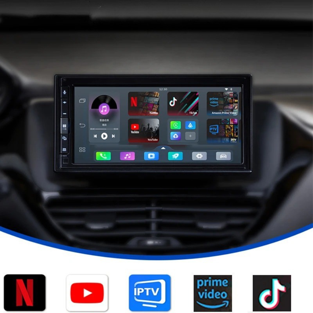 Multimedia Car Box with Android 10, CarPlay, and Android Auto