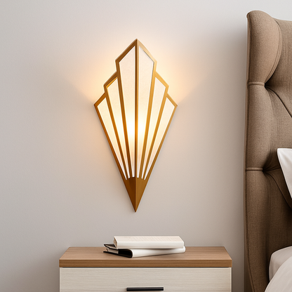 Wall-Mounted LED Design Sconce in Colored Metal