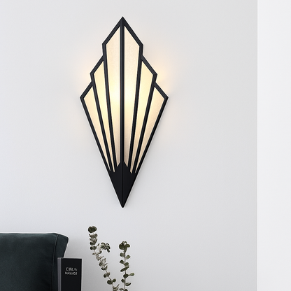 Wall-Mounted LED Design Sconce in Colored Metal