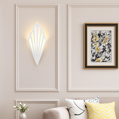 Wall-Mounted LED Design Sconce in Colored Metal