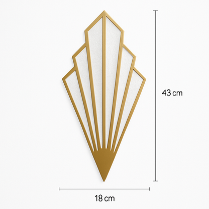 Wall-Mounted LED Design Sconce in Colored Metal