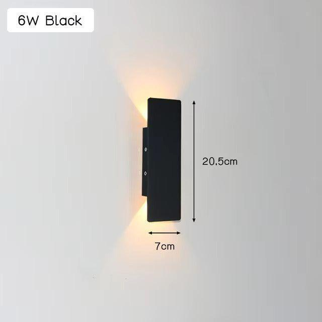 Modern Outdoor LED Wall Light – Aluminum Fixture