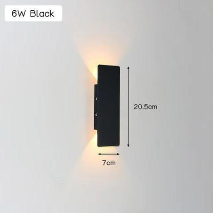 Modern Outdoor LED Wall Light – Aluminum Fixture