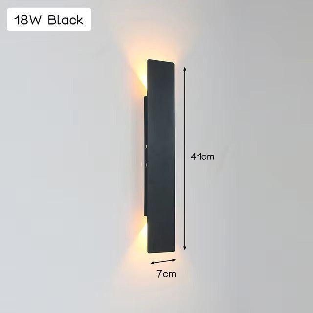 Modern Outdoor LED Wall Light – Aluminum Fixture