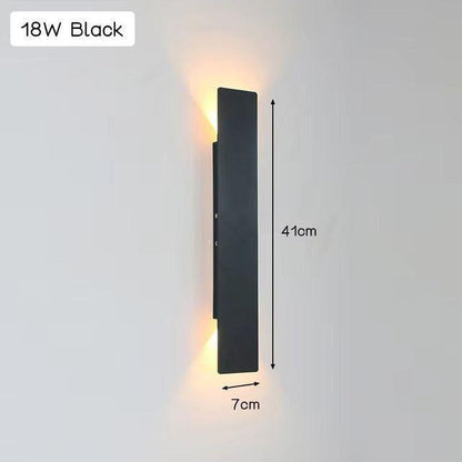 Modern Outdoor LED Wall Light – Aluminum Fixture