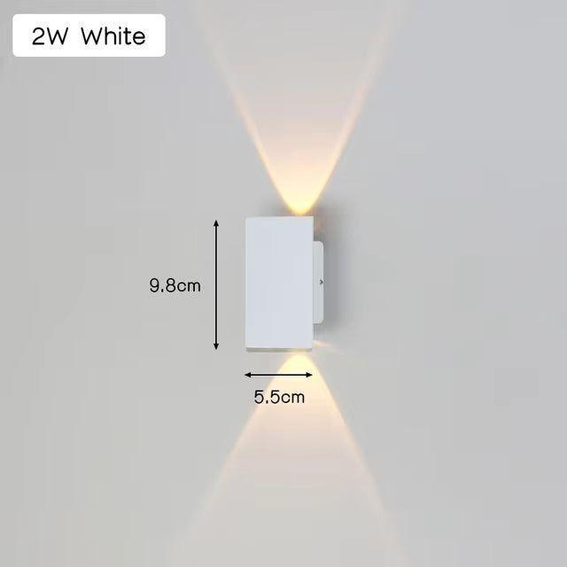Modern Outdoor LED Wall Light – Aluminum Fixture