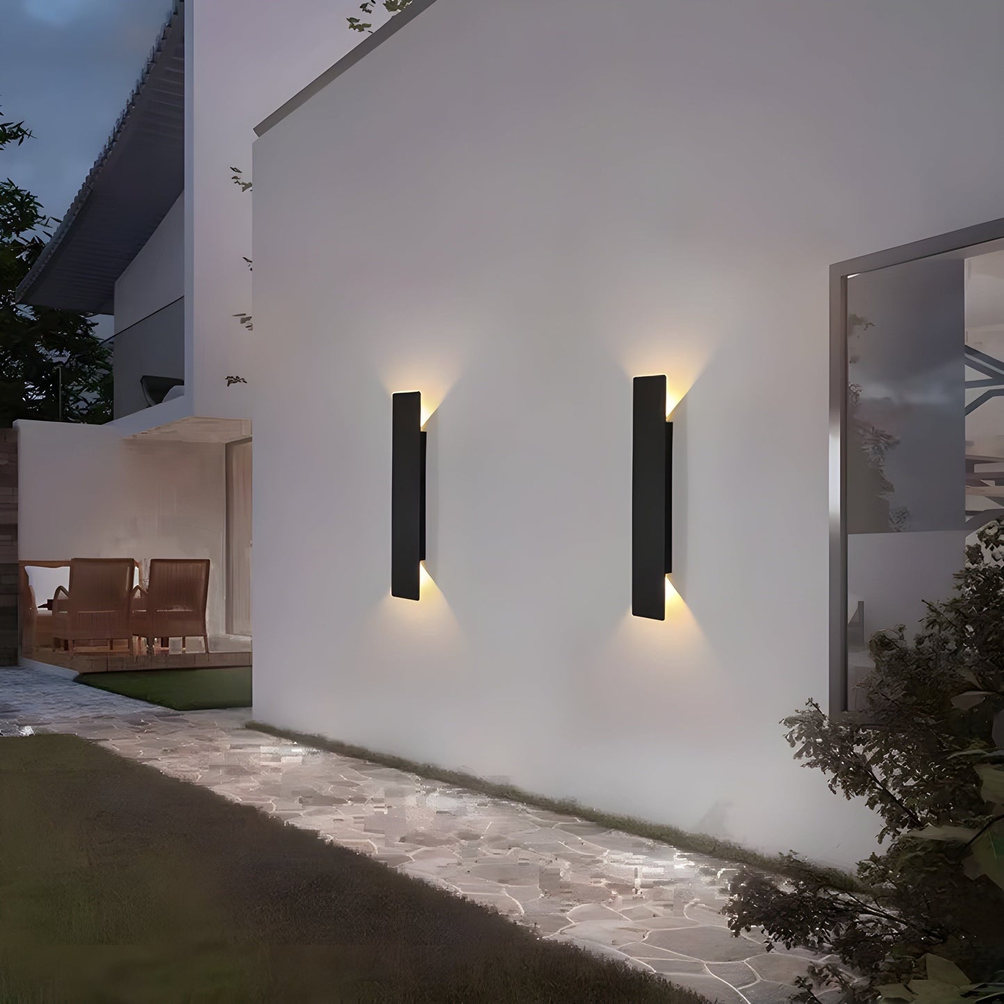 Modern Outdoor LED Wall Light – Aluminum Fixture