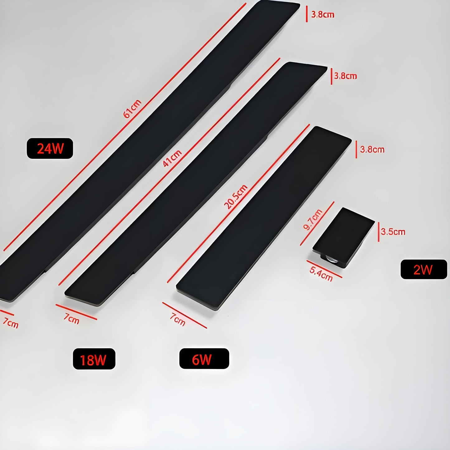 Modern Outdoor LED Wall Light – Aluminum Fixture