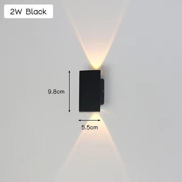 Modern Outdoor LED Wall Light – Aluminum Fixture