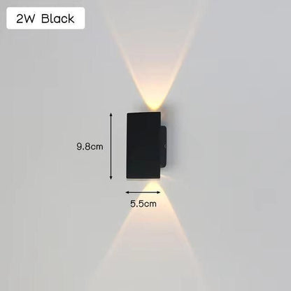 Modern Outdoor LED Wall Light – Aluminum Fixture