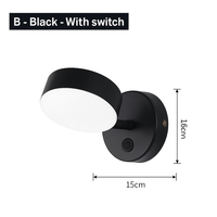 B Black with switch