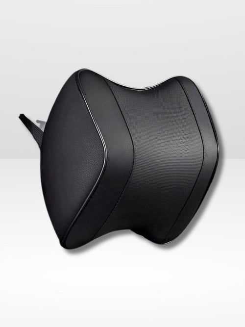 Adjustable Headrest Car Seat Cushion in Leather