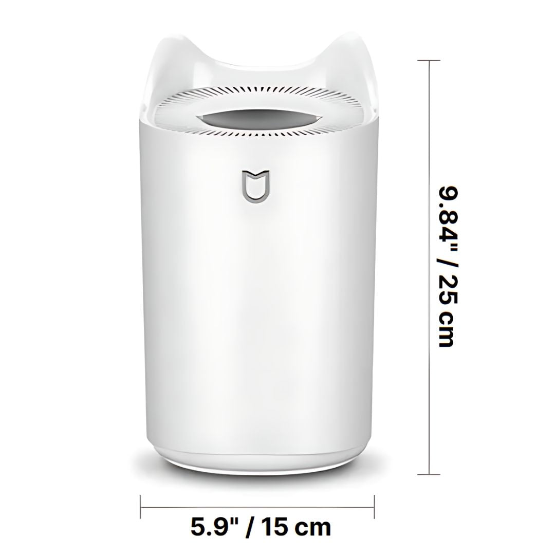 3000ml Ultrasonic Humidifier with Mist Function for Respiratory Comfort