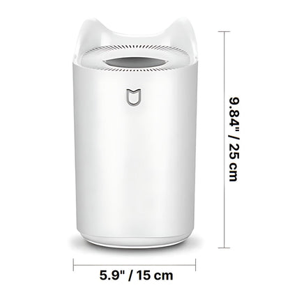 3000ml Ultrasonic Humidifier with Mist Function for Respiratory Comfort