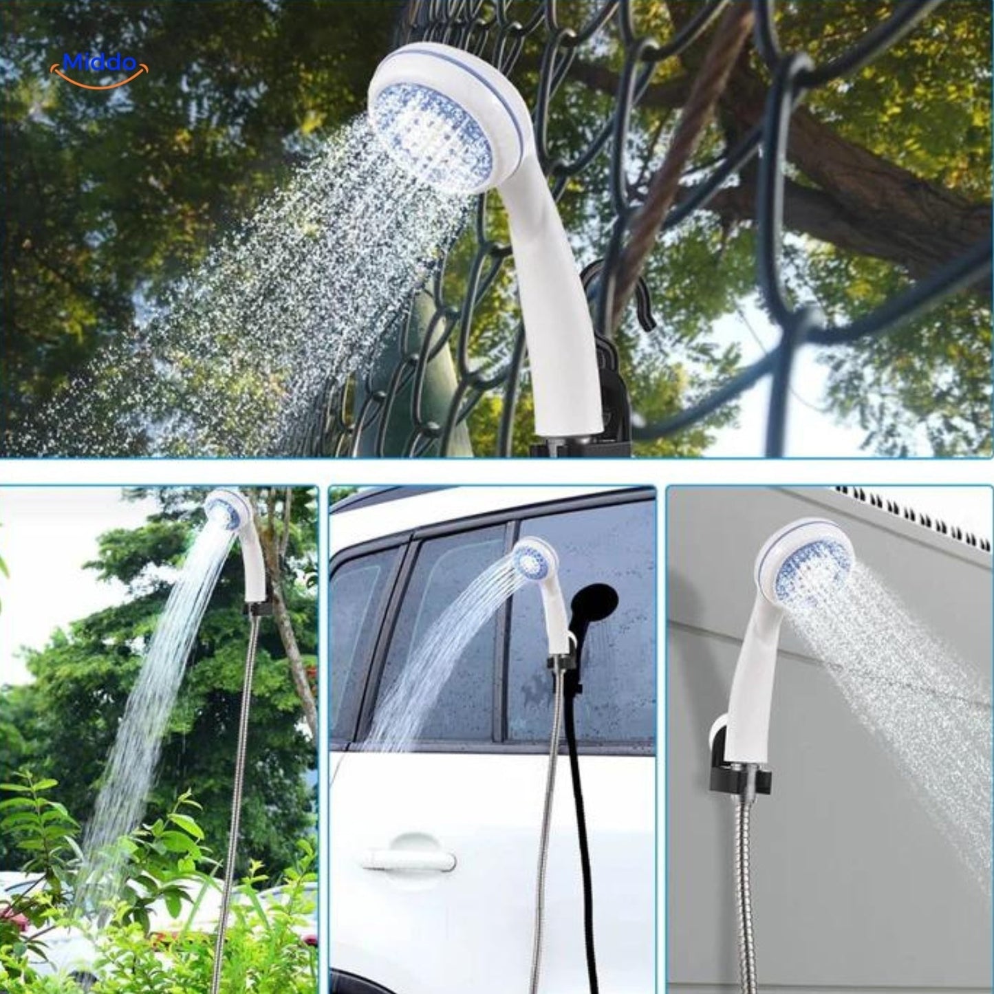 Portable Shower – USB Rechargeable for Indoor and Outdoor Use