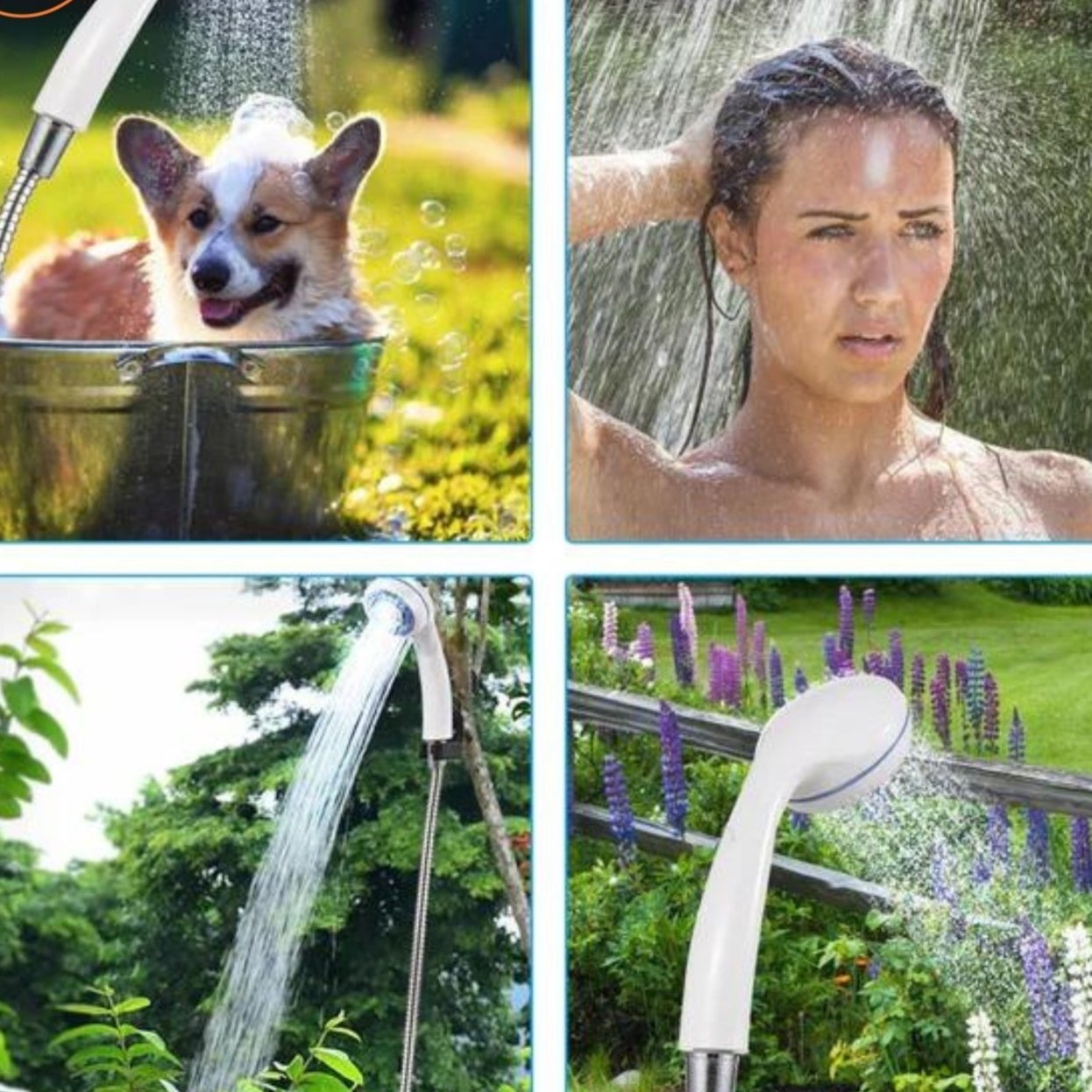 Portable Electric Shower - Aquacharge Model Taalita