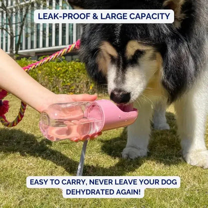 Portable Water Bottle for Dogs – AquaPaws Design