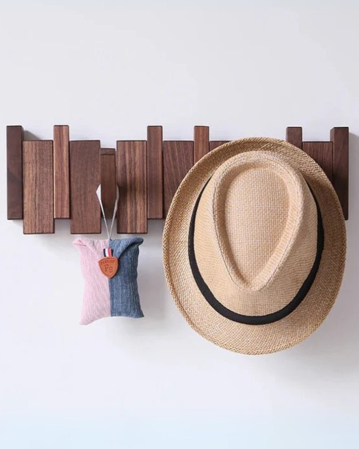 Wooden Wall Hooks - Chic Storage Solution with Elegant Design