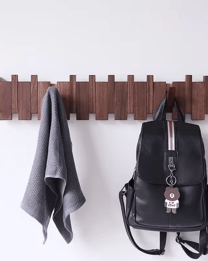 Wooden Wall Hooks - Chic Storage Solution with Elegant Design