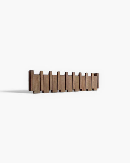 Wooden Wall Hooks - Chic Storage Solution with Elegant Design