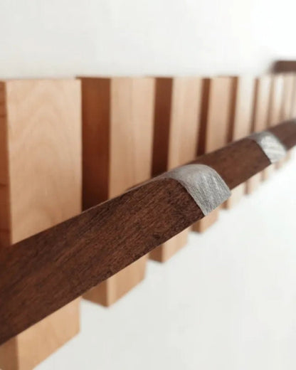 Wooden Wall Hooks - Chic Storage Solution with Elegant Design