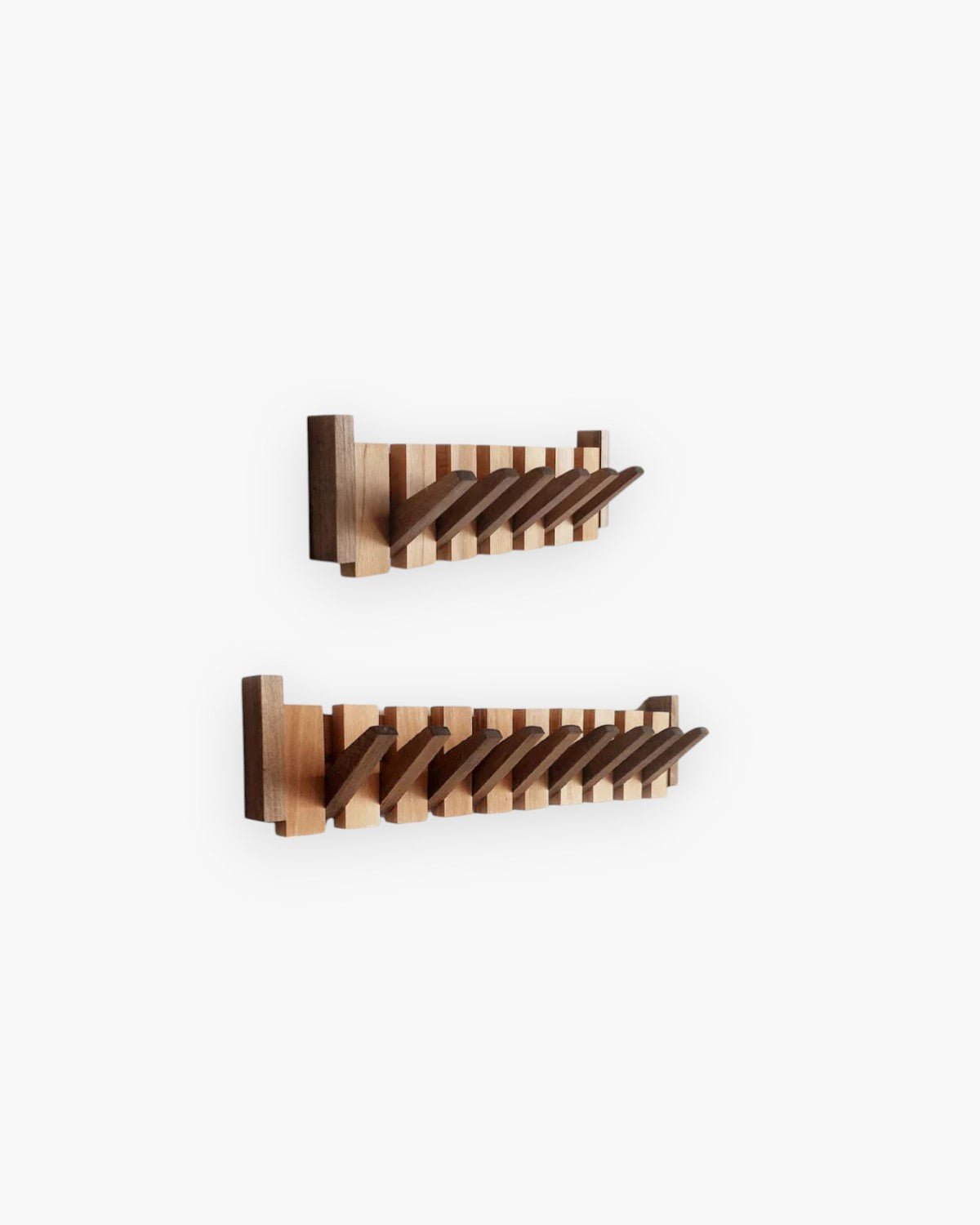 Wooden Wall Hooks - Chic Storage Solution with Elegant Design