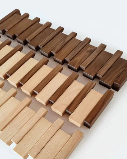 Wooden Wall Hooks - Chic Storage Solution with Elegant Design