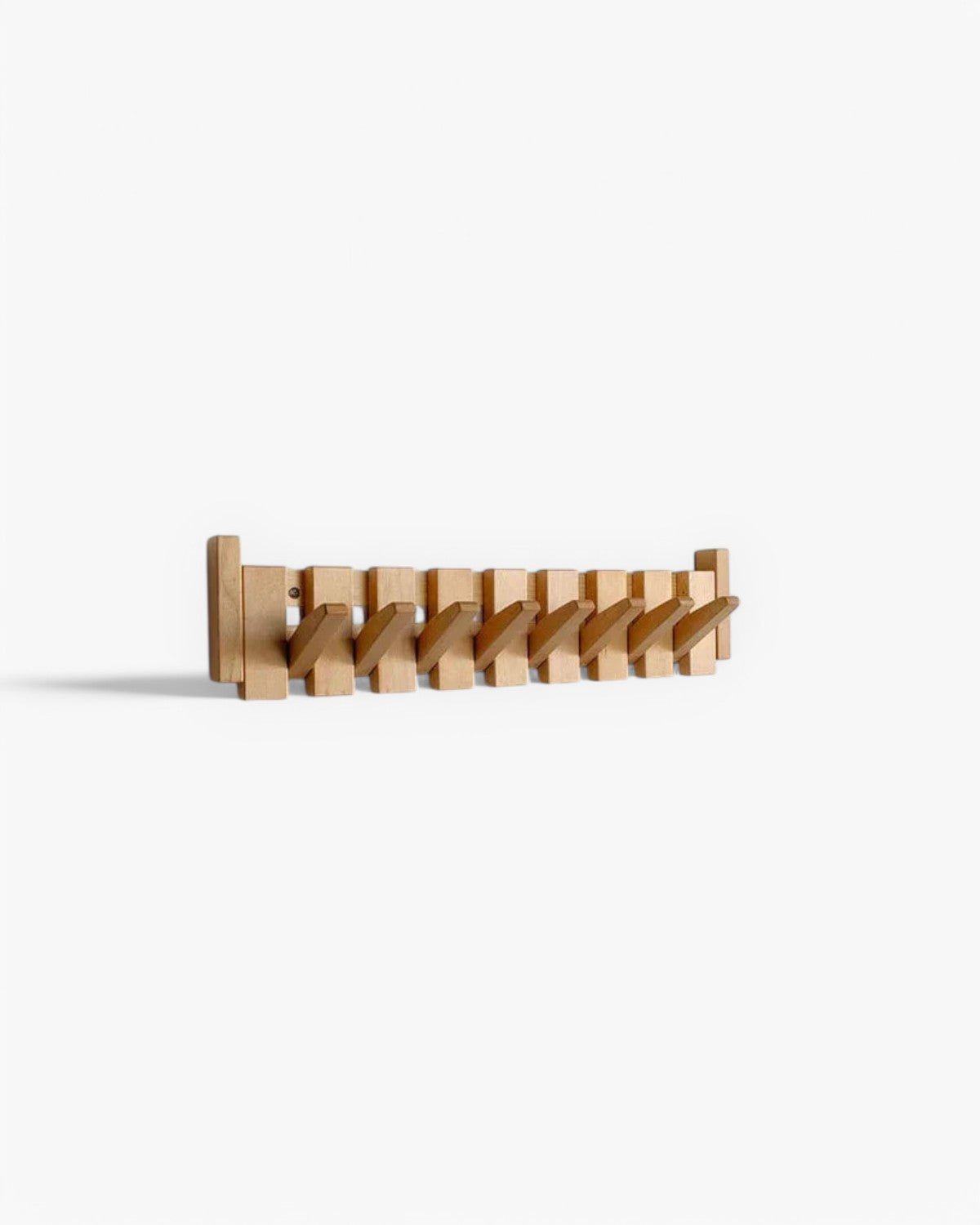 Wooden Wall Hooks - Chic Storage Solution with Elegant Design